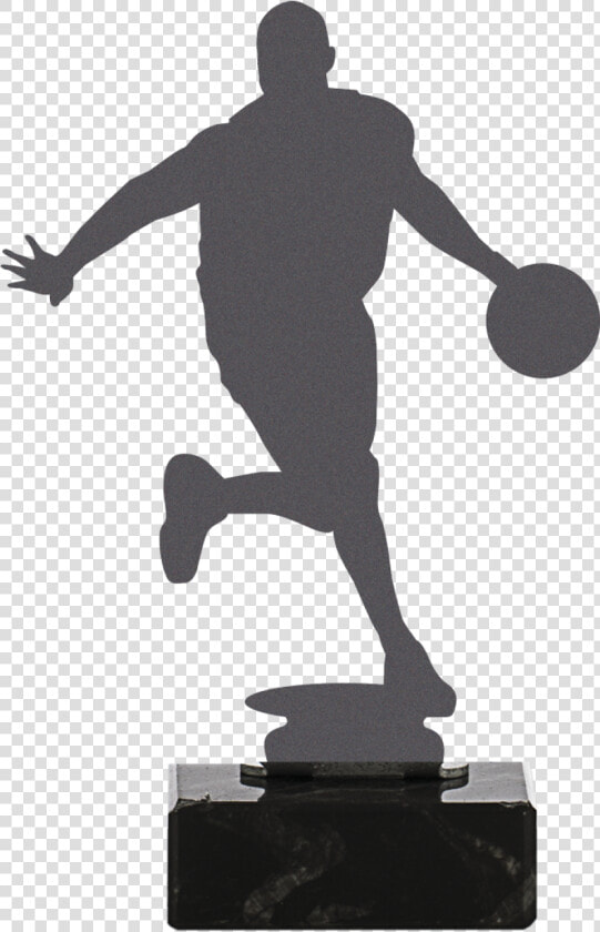 Basketball Trophy Made In Metal   Dribble Basketball  HD Png DownloadTransparent PNG