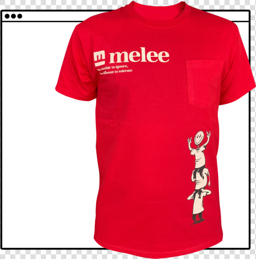 Red Melee Shirt Square  HD Png DownloadTransparent PNG