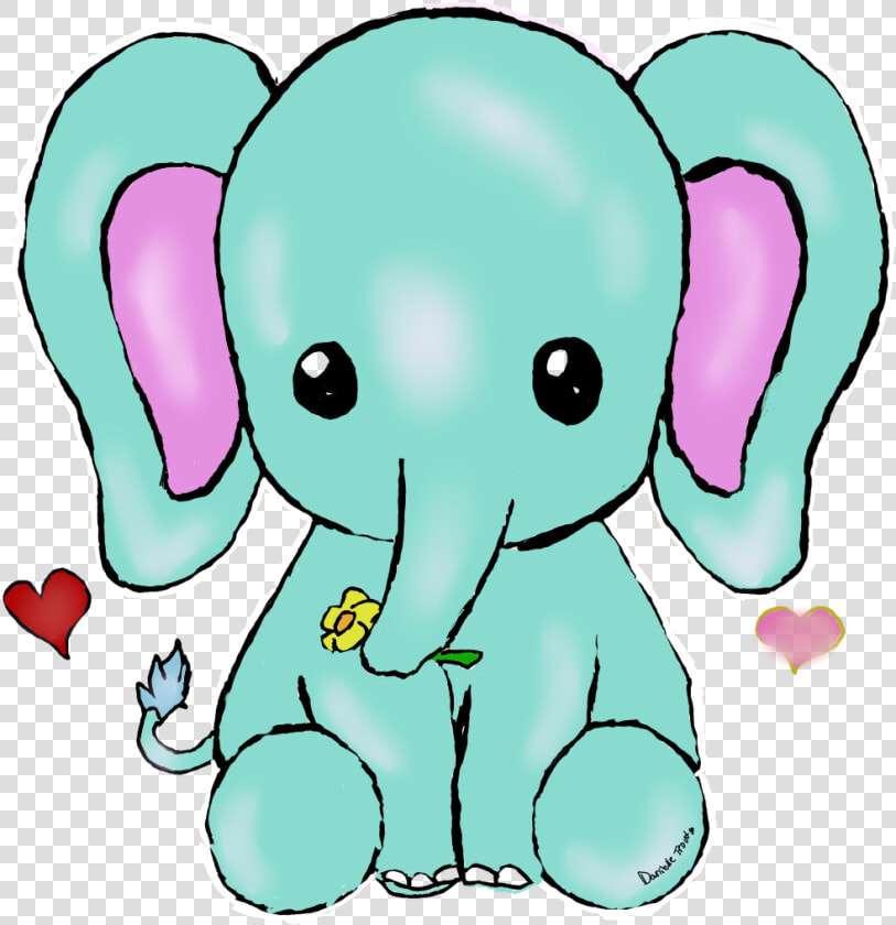 Kawaii Elephant By Uniquecomedy Kawaii Elephant By   Elephant Kawaii  HD Png DownloadTransparent PNG