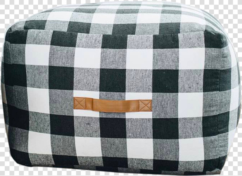 Buffalo Plaid Navy Pouf  HD Png DownloadTransparent PNG