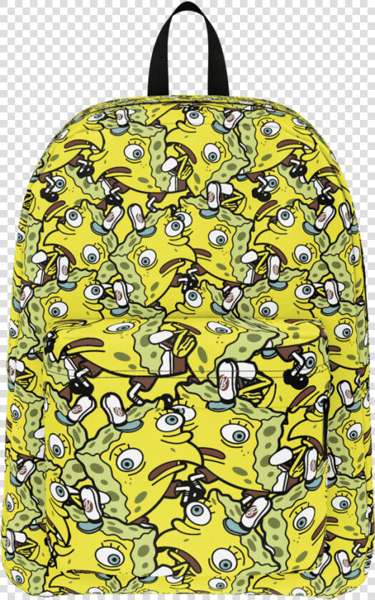 Mock Spongebob Classic Backpack   Garment Bag  HD Png DownloadTransparent PNG