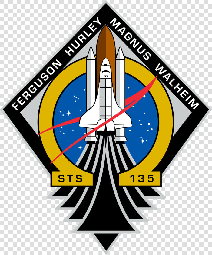 Sts 135 Patch   Sts 135 Mission  HD Png DownloadTransparent PNG