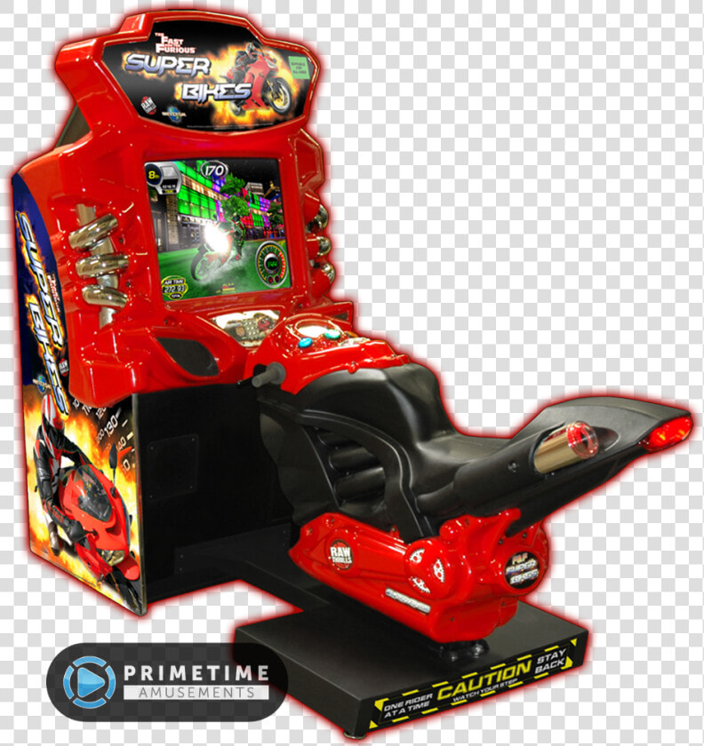 The Fast And The Furious Super Bikes Arcade Game   Raw Thrills Super Bikes  HD Png DownloadTransparent PNG