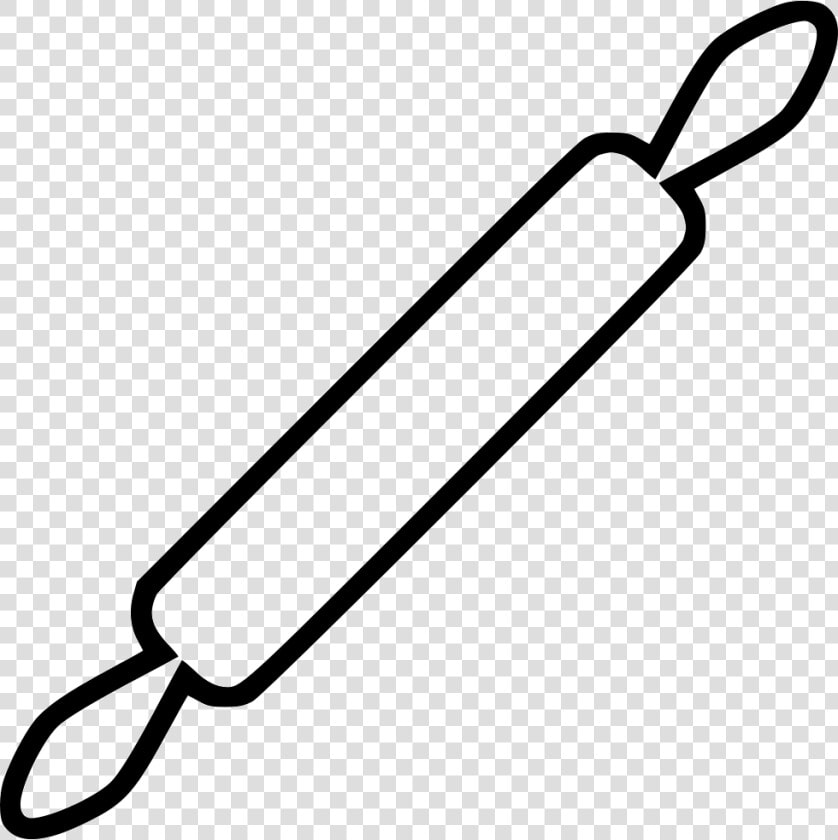 Rolling Pin   Rolling Pin Black And White  HD Png DownloadTransparent PNG