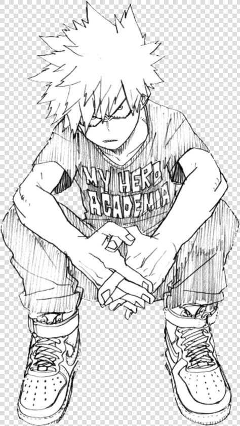 Bakugou Transparent Colored And Not Coloured  3 ∞    Bakugou Not Colored  HD Png DownloadTransparent PNG