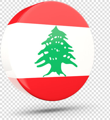 Glossy Round Icon 3d   Printable High Resolution Lebanon Flag  HD Png DownloadTransparent PNG