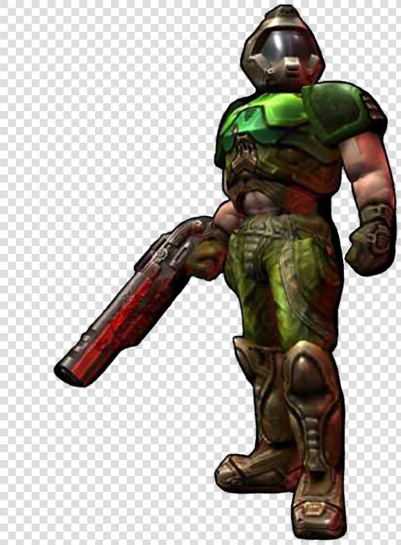 Doom 3 Master Chief Doomguy   Doomguy Doom Slayer  HD Png DownloadTransparent PNG