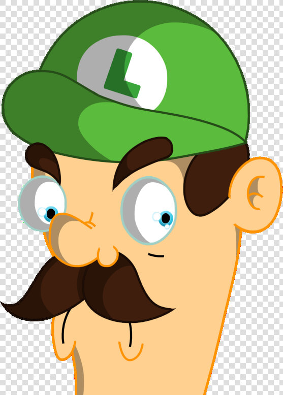 Luigi Death Stare Side Art   Luigi Death Stare Png  Transparent PngTransparent PNG