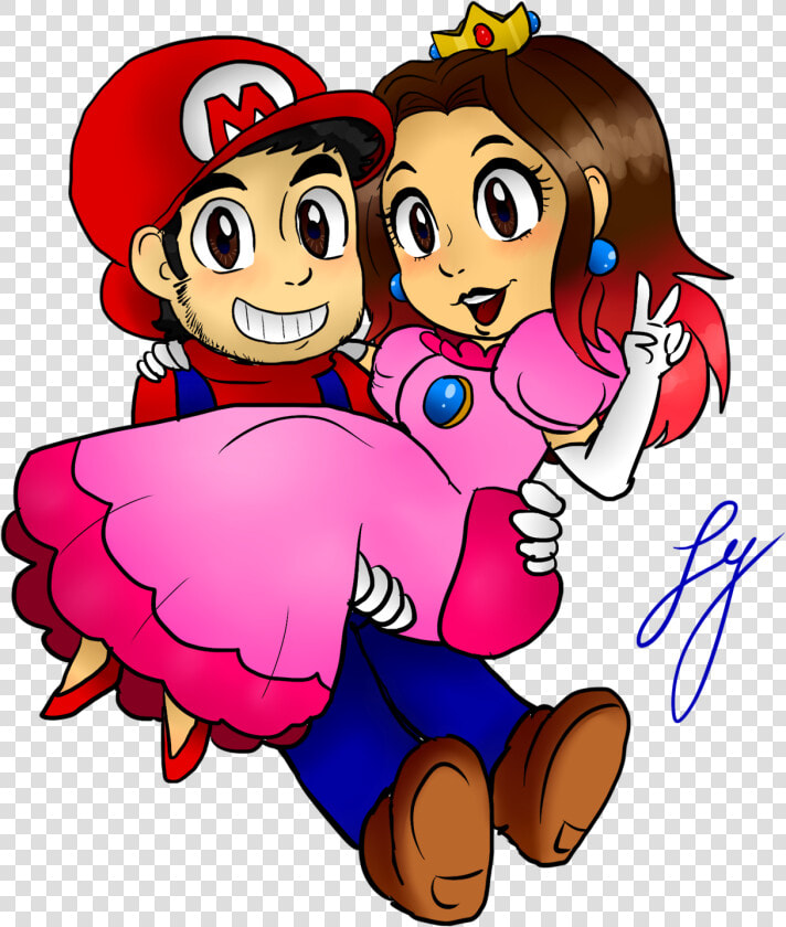 Yesterday Night My Bf And I Played Mario Galaxy 2 And   Cartoon  HD Png DownloadTransparent PNG