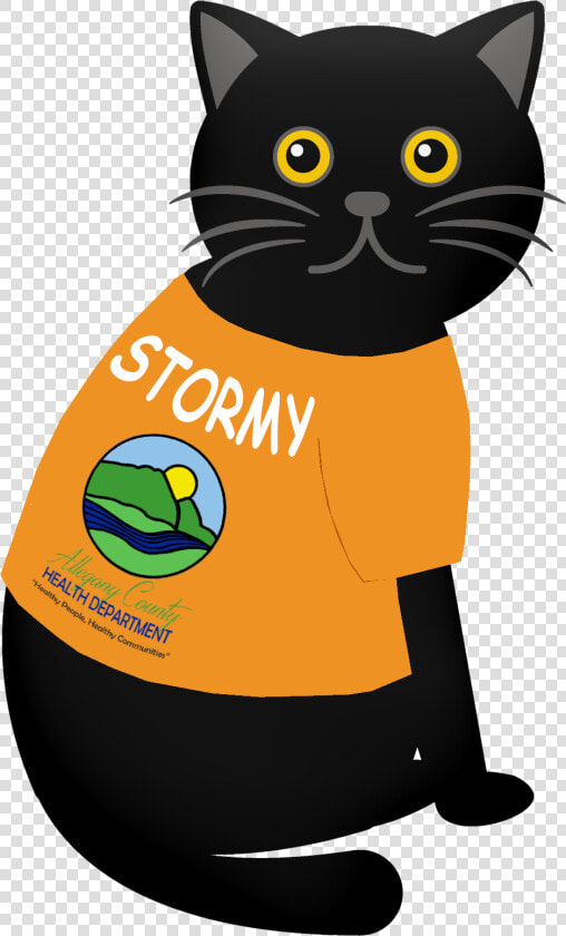 Stormy The Preparedness Kitty   T shirt Premium Homme  HD Png DownloadTransparent PNG