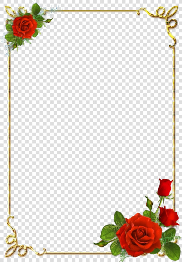 Border Designs Png Image Download   Rose Flower Border Png  Transparent PngTransparent PNG