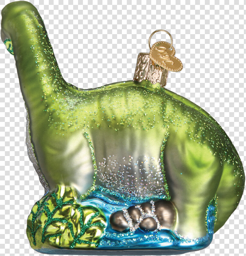 Old World Christmas Brontosaurus Dinosaur Christmas   Animal  HD Png DownloadTransparent PNG