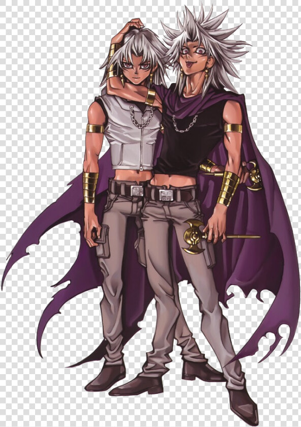 Malik And Yami Malik Ishtar From The Duel Art Illustration  HD Png DownloadTransparent PNG