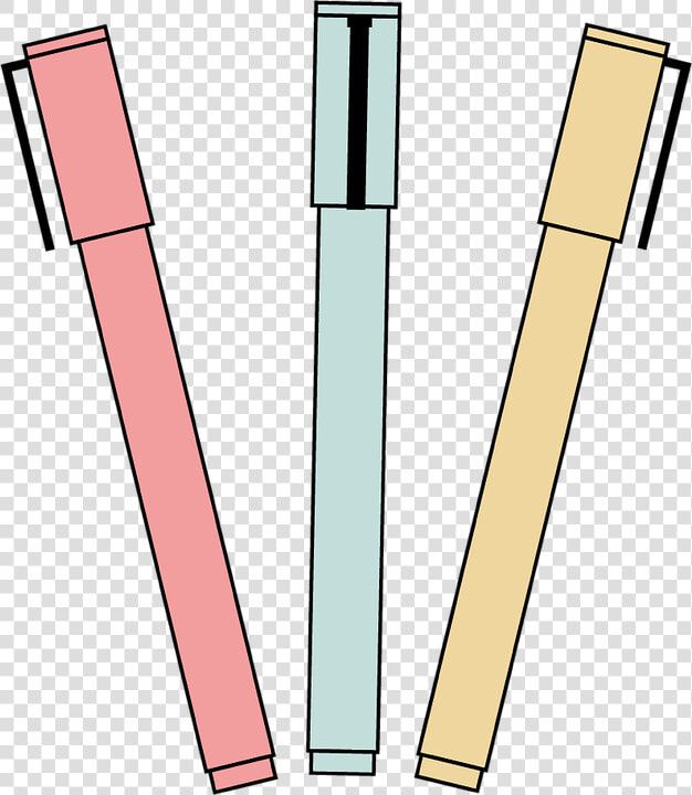 Cute  Pen  Markers  Pens  To Write  Color  Drawing  HD Png DownloadTransparent PNG