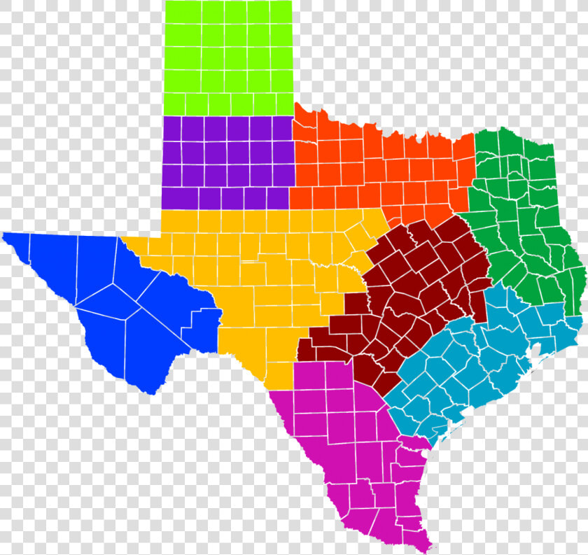 Tppa Breeder Directory Map No Names   2016 Presidential Election Results Texas  HD Png DownloadTransparent PNG