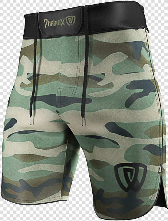 Phalanx Green Camo Fight Shorts  Perfect For Mma And   Camouflage Mma Shorts  HD Png DownloadTransparent PNG