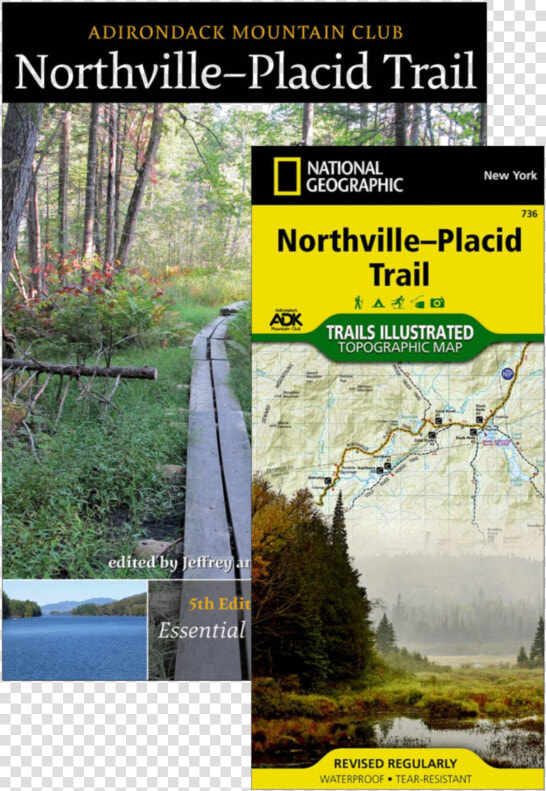 Adk Northville placid Trail Guide Book And Map Pack   Map  HD Png DownloadTransparent PNG