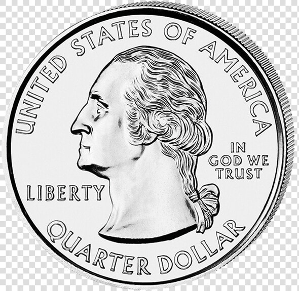 Coin 50 State Quarters Connecticut Silver   Quarter With No Background  HD Png DownloadTransparent PNG