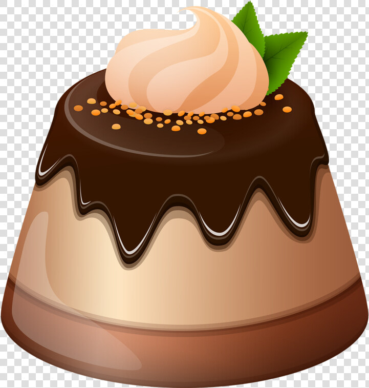 Chocolate Mini Cake Png Clipart Image   Transparent Dessert Clipart  Png DownloadTransparent PNG