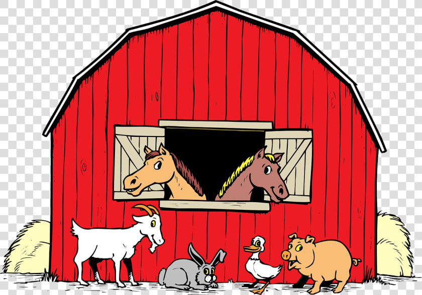 Barn Animals Kid Image Png Clipart   Barn With Animals Clipart  Transparent PngTransparent PNG