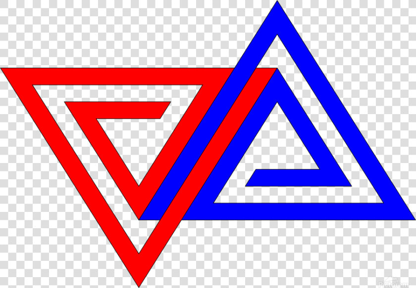 Connected Triangles Print   Uralvagonzavod Logo  HD Png DownloadTransparent PNG