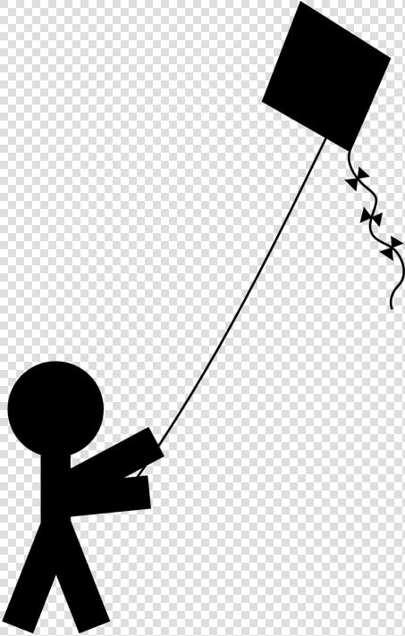 Kite Wind Autumn   Person Flying A Kite  HD Png DownloadTransparent PNG