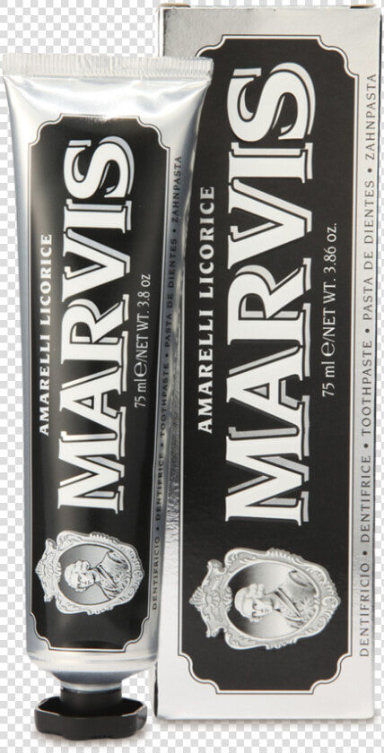 Marvis Amarelli Licorice Toothpaste 0   Toothpaste Marvis  HD Png DownloadTransparent PNG