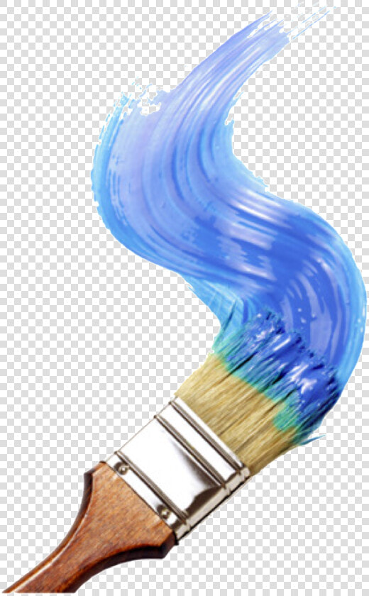  paint  paintbrush  painting  blue  blueaesthetic  aesthetic   Paint Brush Clip Art Transparent  HD Png DownloadTransparent PNG