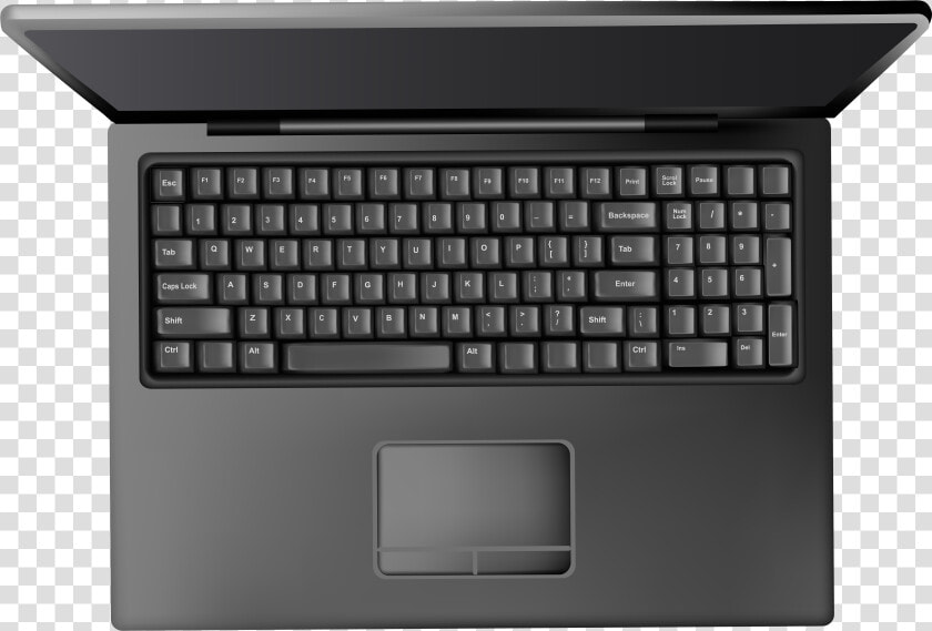 Laptop Keyboard Clipart   Laptop Top View Png  Transparent PngTransparent PNG