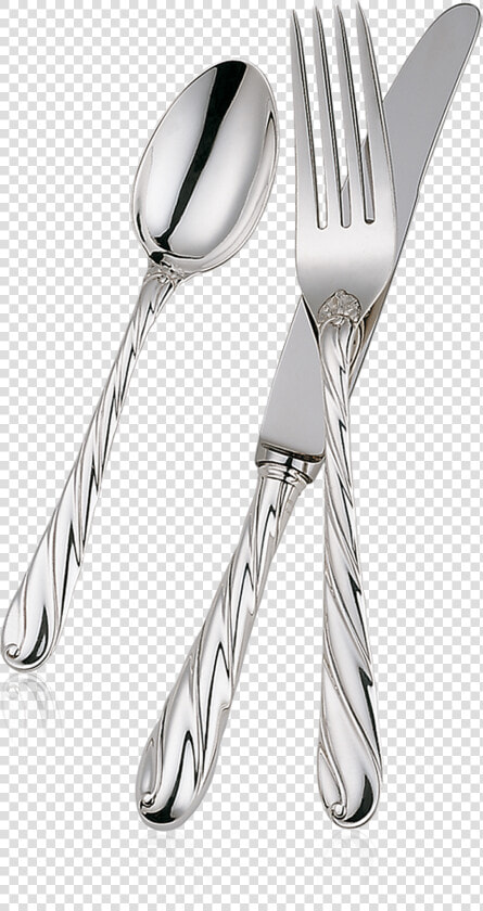 Torsadé Place Setting   Couverts En Argent Png  Transparent PngTransparent PNG