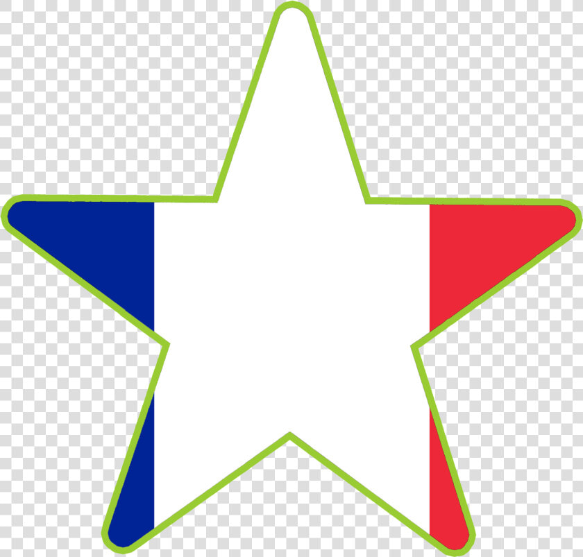 Connections Star Languages French Flag   Circle  HD Png DownloadTransparent PNG