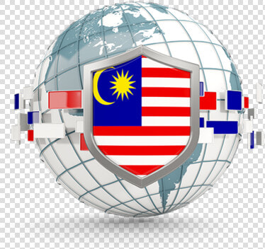 Globe With Shield   Malaysia Flag Globe Png  Transparent PngTransparent PNG