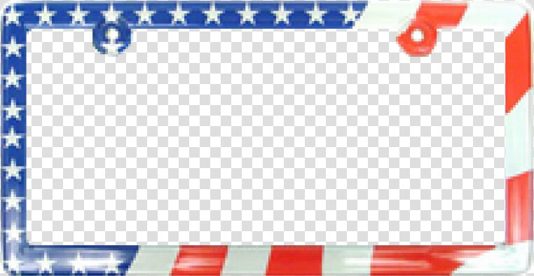 American Usa Flag Plastic License Plate Frame  HD Png DownloadTransparent PNG