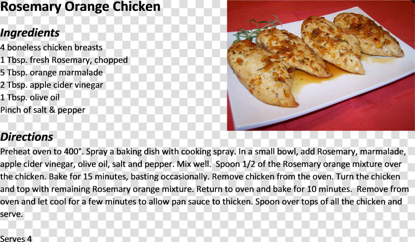 Rosemary Orange Chicken   Biscotti  HD Png DownloadTransparent PNG