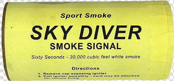 Sport Smoke Sky Diver Smoke Grenade   Multipurpose Battery  HD Png DownloadTransparent PNG