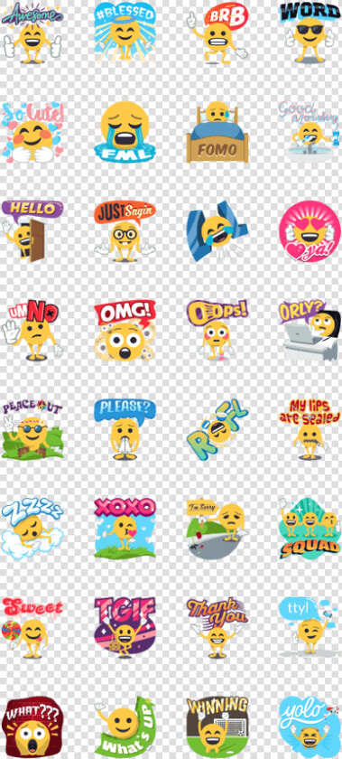 Emoji Stickers By Emojione  HD Png DownloadTransparent PNG