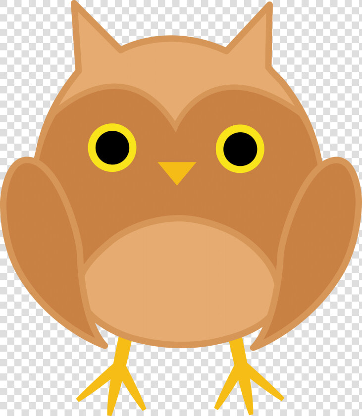 Transparent Cute Owls Clipart   Brown Owl Clip Art  HD Png DownloadTransparent PNG