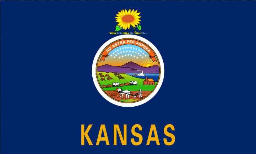 Us Ks Kansas Flag Icon   Kansas State Flag  HD Png DownloadTransparent PNG