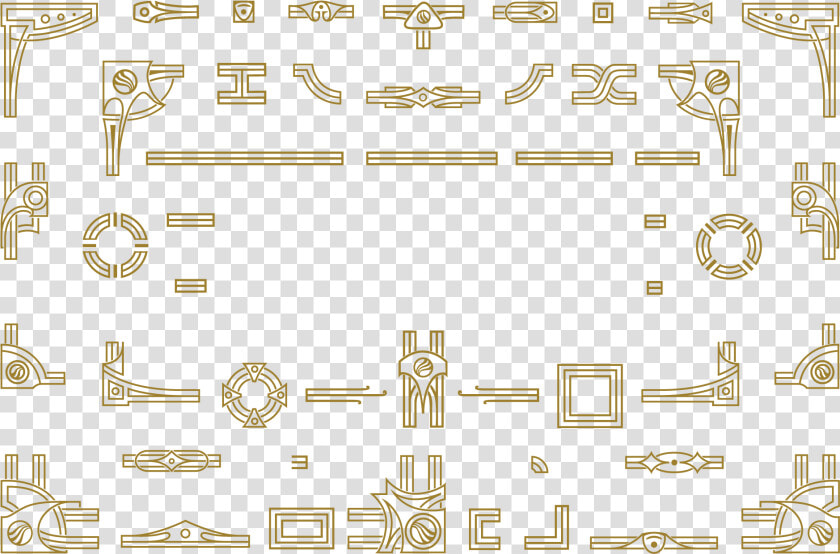 Image Result For Art Deco Motifs   Vector Art Deco Lines  HD Png DownloadTransparent PNG