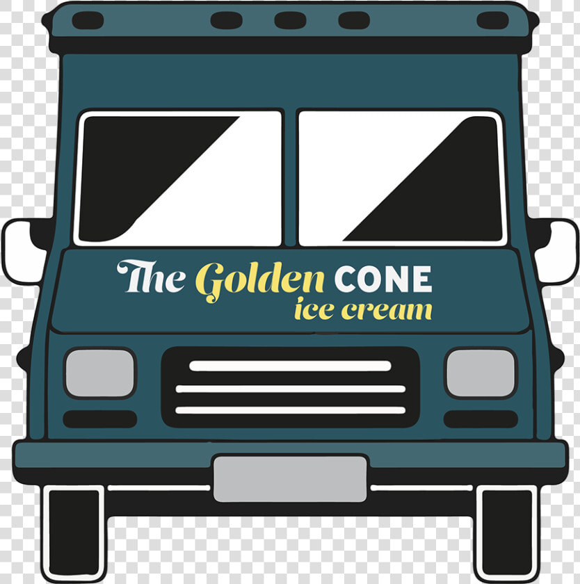 Fictitious Ice Cream Truck With Billboard And Banner   Food Truck  HD Png DownloadTransparent PNG