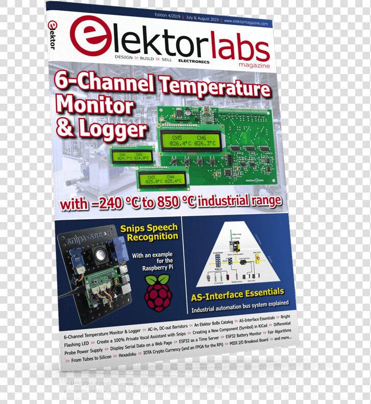 Elektor July August 2019  HD Png DownloadTransparent PNG