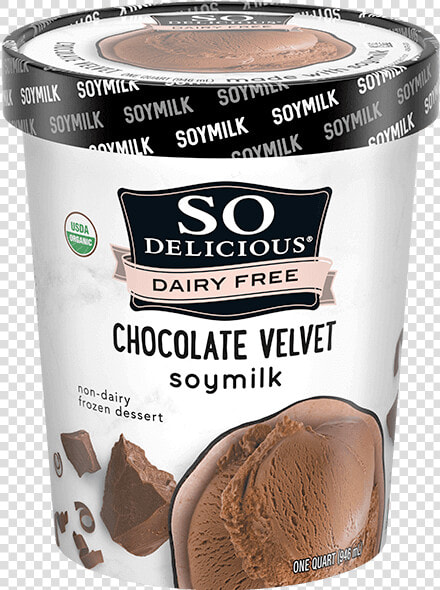 Chocolate Velvet Soymilk Frozen Dessert Class Pro xlgimg   So Delicious Salted Caramel Cluster  HD Png DownloadTransparent PNG