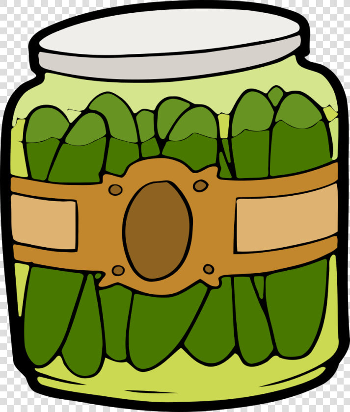 Pickles In A Jar   Pickle Jar Clip Art  HD Png DownloadTransparent PNG