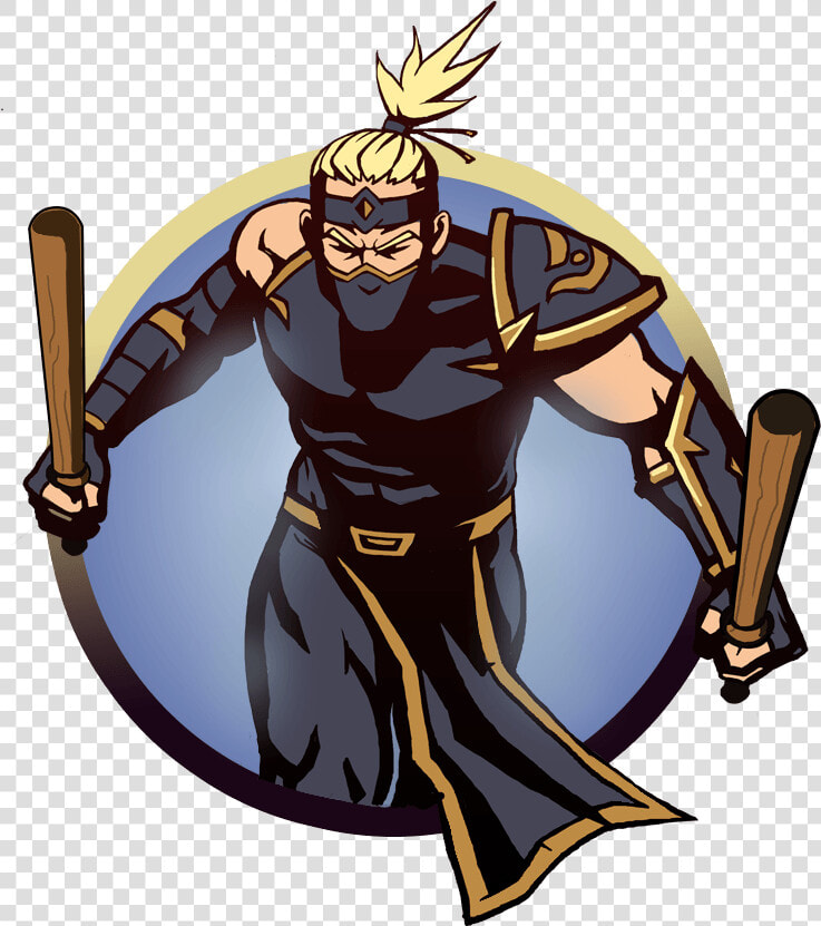 Ninja Man Batons   Shadow Fight 2 Villains  HD Png DownloadTransparent PNG