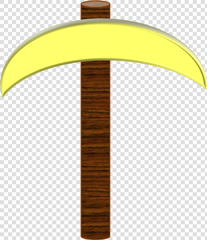 Gold Pickaxe   Gold Pickaxe Transparent  HD Png DownloadTransparent PNG