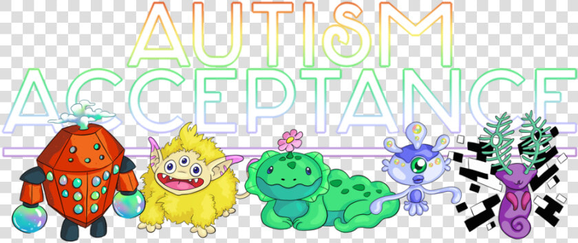 Autism Acceptance   Autism Monster  HD Png DownloadTransparent PNG