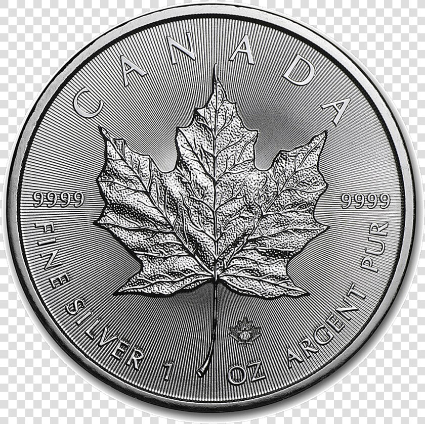 Canadian Silver Maple   2018 Silver Maple Leaf Coin  HD Png DownloadTransparent PNG