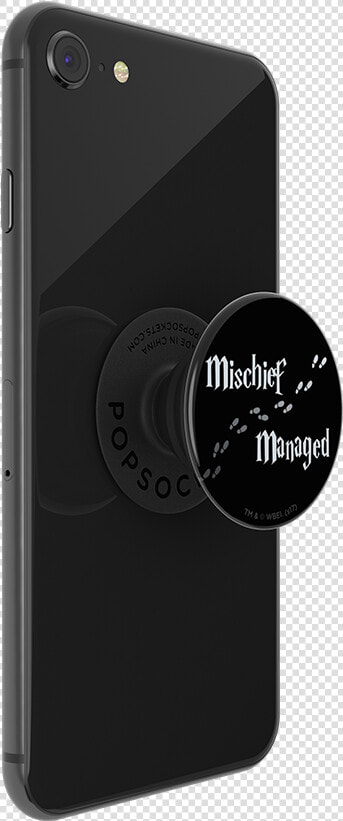 Mischief Managed  Popsockets   Black Popsocket On Phone  HD Png DownloadTransparent PNG