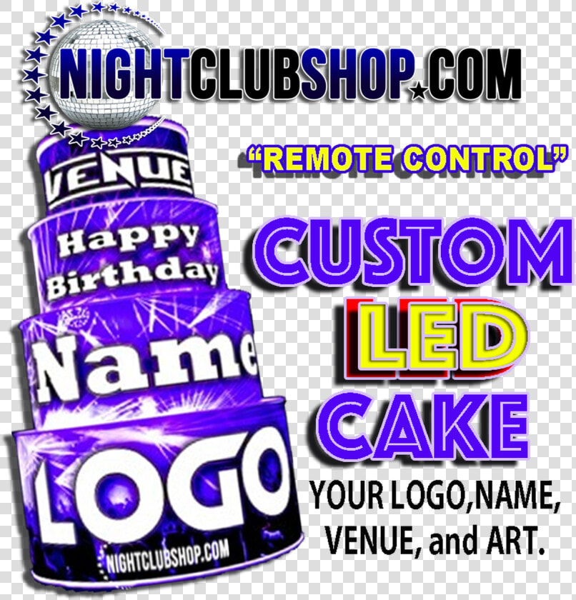 Birth Day  Birthday  Cake  Glow Cake  Neon Cake  Light   Electric Blue  HD Png DownloadTransparent PNG