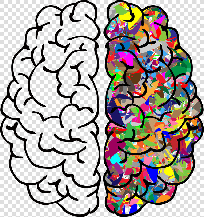 This Free Icons Png Design Of Abstract Brain Line Art   Left Brain Right Brain Png  Transparent PngTransparent PNG